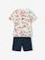 Pyjashort jongen HOT WHEELS ecru - vertbaudet enfant 
