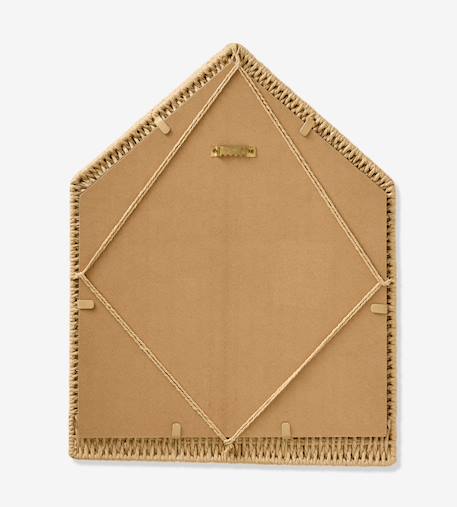 Miroir maison en corde de papier beige - vertbaudet enfant 