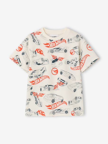 Pyjashort jongen HOT WHEELS ecru - vertbaudet enfant 