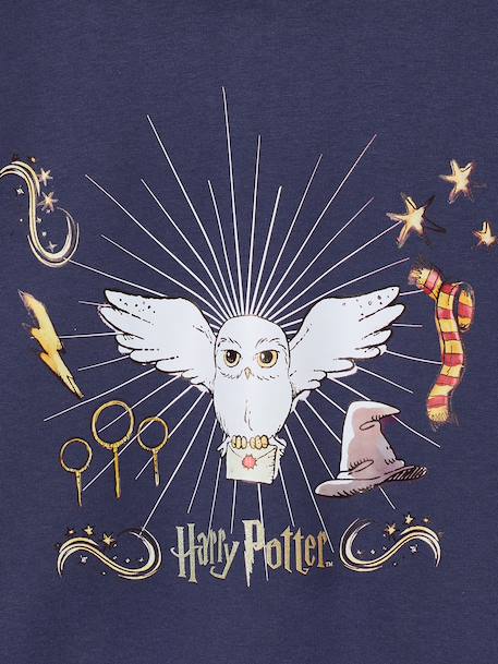 Robe sweat à capuche fille Harry Potter bleu nuit - vertbaudet enfant 