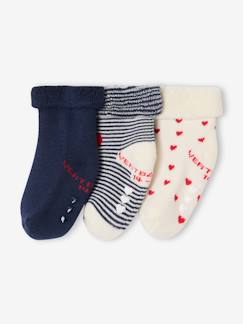 -Set van 3 paar sokken « c½urs » babymeisje