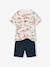 Pyjashort jongen HOT WHEELS ecru - vertbaudet enfant 