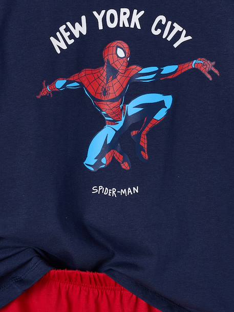 Pyjashort garçon Spiderman New york city rouge - vertbaudet enfant 