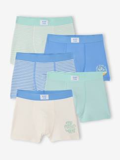 -Set van 5 boxershorts voor jongens met surfprint