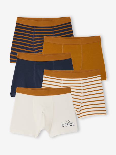 Garçon-Lot 5 boxers garçon vélo