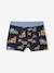 Set boxershorts voor jongens met graafmachine oceaanblauw - vertbaudet enfant 