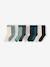 Lot de 10 paires de chaussettes garçon Basics vert émeraude - vertbaudet enfant 