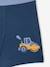 Set boxershorts voor jongens met graafmachine oceaanblauw - vertbaudet enfant 