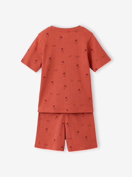 Set van 2 pyjama short voor jongens jeansblauw - vertbaudet enfant 
