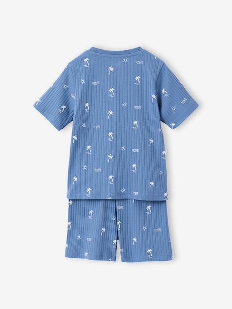 Set van 2 pyjama short voor jongens jeansblauw - vertbaudet enfant 