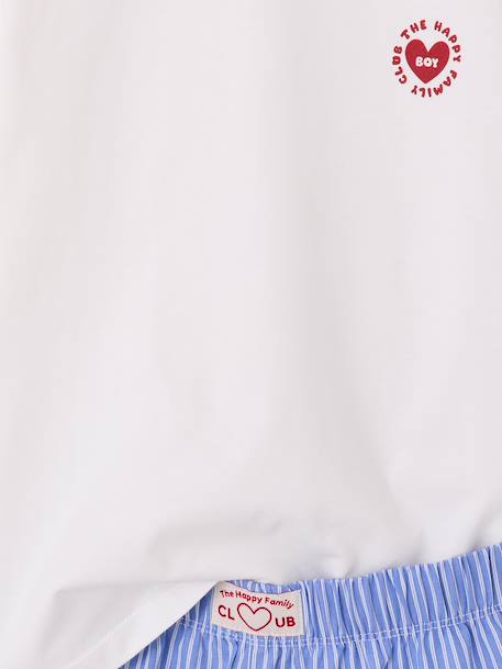 Pyjashort garçon capsule famille écru - vertbaudet enfant 