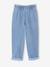 Paper bag jeans broek lichtblauw - vertbaudet enfant 