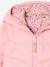 Doudoune fille légère réversible anthracite+mauve+rose pâle - vertbaudet enfant 