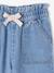 Paper bag jeans broek lichtblauw - vertbaudet enfant 