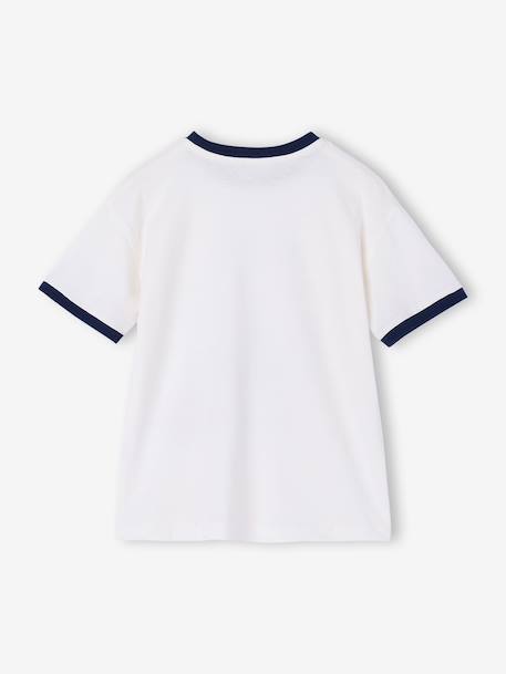 T-shirt garçon manches courtes écru - vertbaudet enfant 