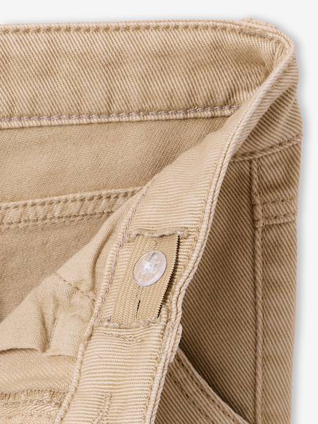 Rechte broek voor jongens klei - vertbaudet enfant 