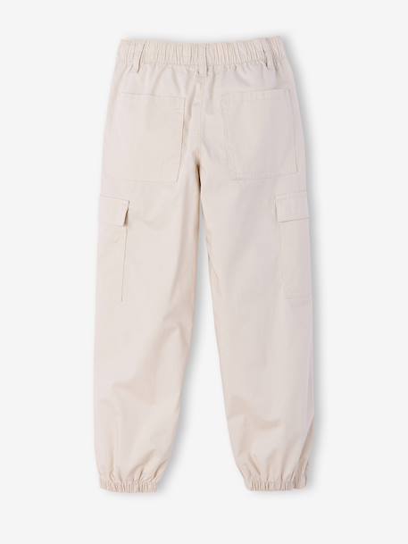 Lichte cargobroek beige+olijf - vertbaudet enfant 