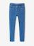 Jean tregging fille bleu foncé+bleu moyen+denim bleached - vertbaudet enfant 