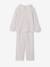 Pyjama fille gaze de coton fleurs écru - vertbaudet enfant 
