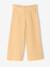 Pantacourt fille large gaze de coton style paperbag beige+jaune+vert+vert sauge+vieux rose - vertbaudet enfant 