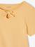 T shirt fille noeud fantaisie jaune+rayé bleu - vertbaudet enfant 