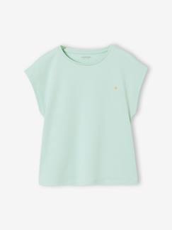 -Tee-shirt fille uni fantaisie manches courtes personnalisable