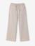 Pantalon large fille fluide rayé beige - vertbaudet enfant 