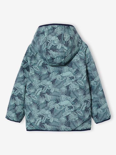 Blouson garçon réversible vert - vertbaudet enfant 