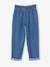 Paper bag jeans broek lichtblauw+middenblauw - vertbaudet enfant 