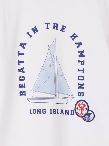 T-shirt garçon manches courtes écru - vertbaudet enfant 