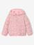 Doudoune fille légère réversible anthracite+mauve+rose pâle - vertbaudet enfant 