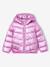 Doudoune fille légère à capuche effet brillant métallisé rose - vertbaudet enfant 