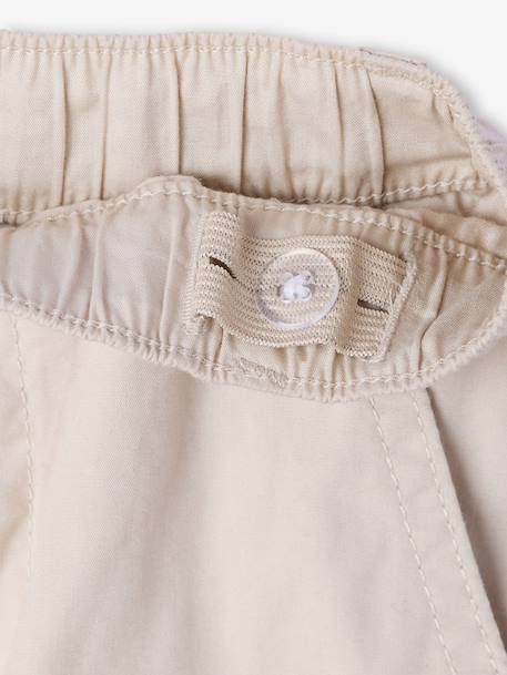 Lichte cargobroek beige+olijf - vertbaudet enfant 