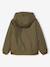 Coupe-vent garçon doublé sherpa à capuche caramel+kaki+marine+olive - vertbaudet enfant 
