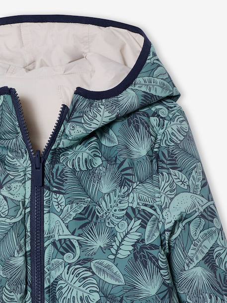 Blouson garçon réversible vert - vertbaudet enfant 