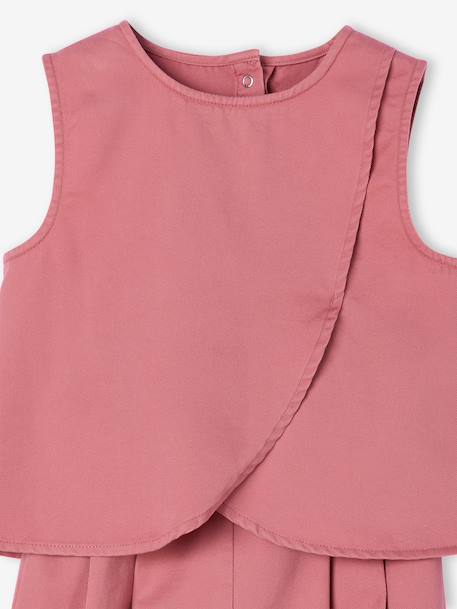 Set met korte broek en gekruiste top oudroze - vertbaudet enfant 