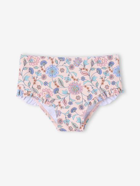 Maillot 2 pièces bain fille anti UV rose nude - vertbaudet enfant 