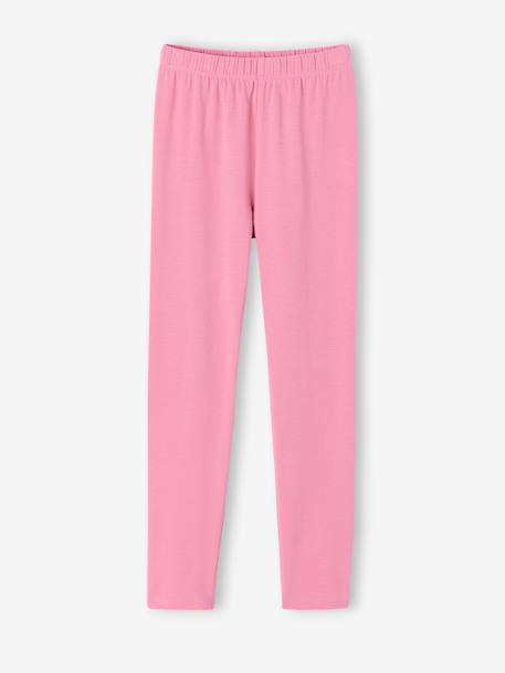 Lot de 2 leggings fille Basics anthracite+écru - vertbaudet enfant 