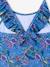 Maillot de bain fille 1 pièce bleu - vertbaudet enfant 