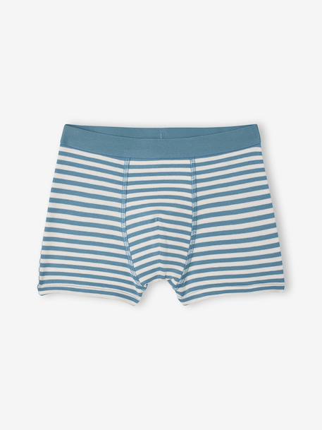 Set van 5 boxershorts voor jongens, circuit ecru - vertbaudet enfant 