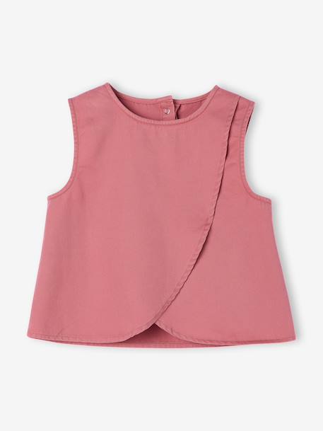 Ensemble pantacourt top croisé vieux rose - vertbaudet enfant 