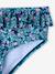 Maillot de bain 2 pièces fille fleurs vert émeraude - vertbaudet enfant 