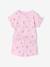 Set van 2 pyjama short met korte mouwen voor meisjes rozen - vertbaudet enfant 