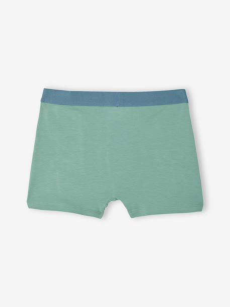 Lot 5 boxers garçon circuit écru - vertbaudet enfant 