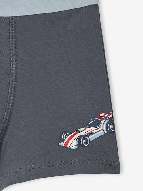 Set van 5 boxershorts auto F1 antraciet - vertbaudet enfant 
