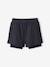 Sportshort voor meisjes zwart - vertbaudet enfant 