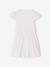 Robe patineuse fille bi-matière blanc - vertbaudet enfant 