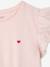 Meisjesjurk met 2-in-1 effect beige+ecru+indigoblauw+lichtroze+roze, gestreept - vertbaudet enfant 