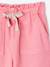Pantalon fille style paperbag Lyocell fluide kaki+rose - vertbaudet enfant 