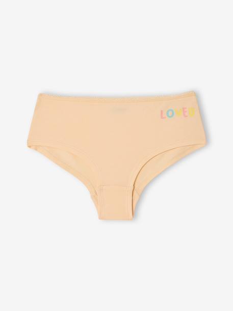 Lot 7 shorties basics rose - vertbaudet enfant 